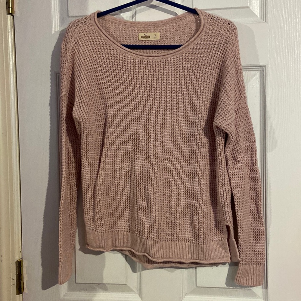 Small Hollister Pink Sweater